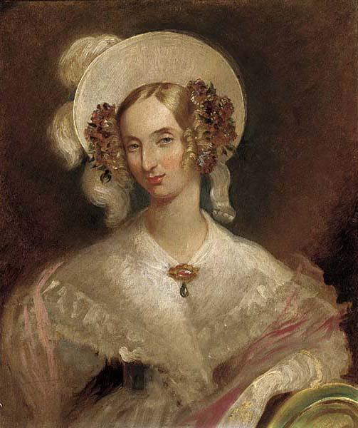 George Hayter Queen Louise of Belgium, Windsor 1837 oil painting image